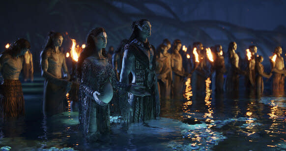 A still from James Cameron's AVATAR: THE WAY OF WATER.