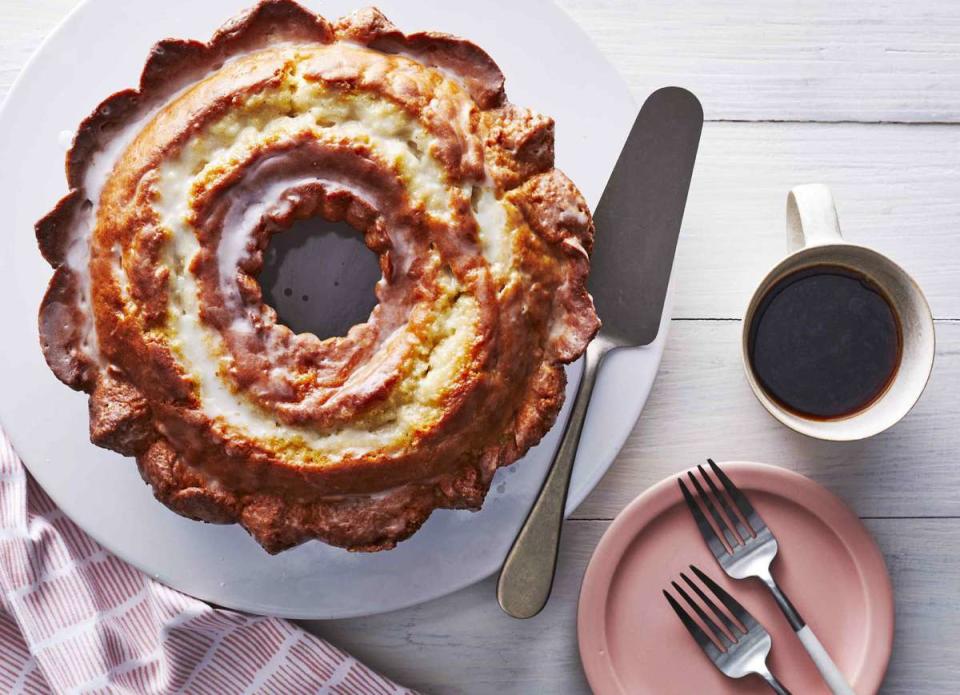 Glazed Buttermilk Donut Cake