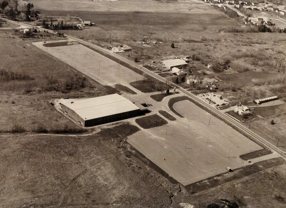 This is a 1983 file photo of the Erie County Fieldhouse in Millcreek Township. [Special to the Erie Times-News/Bus Scott picture/http://www.ufipax.com/scott_photos.htm]