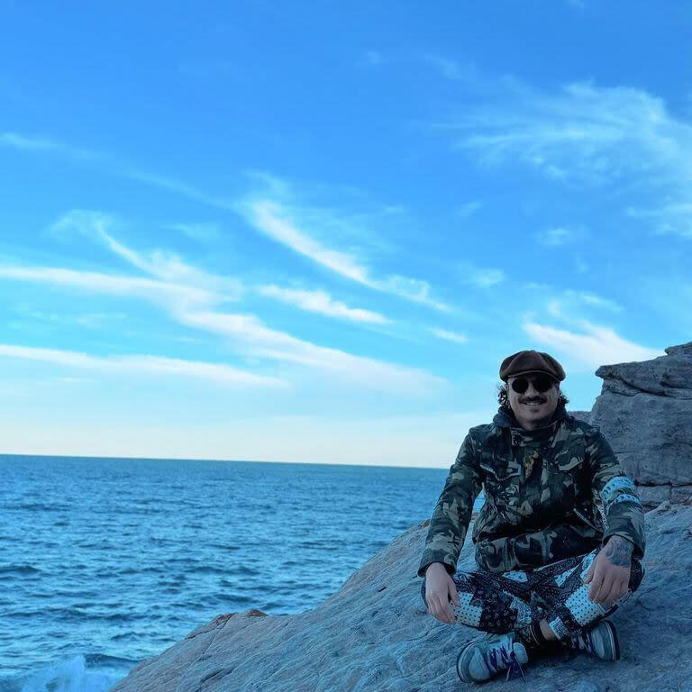 El look de Daniel Osvaldo en las playas de Mar del Plata