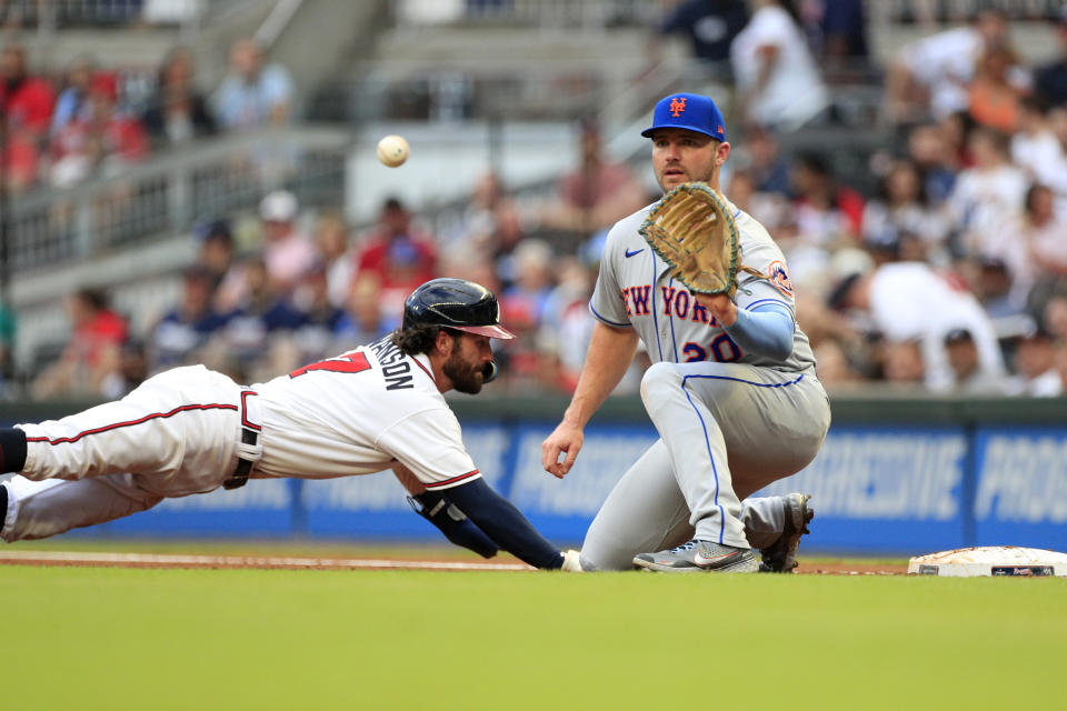 The Mets and Braves are racing for the NL East crown — a battle that will almost certainly be close and critical. (Photo by Jeff Robinson/Icon Sportswire via Getty Images)
