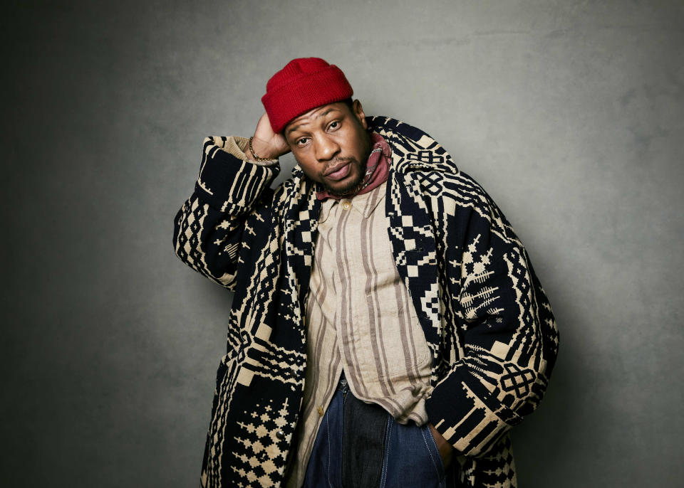 Jonathan Majors poses for a portrait to promote the film "Magazine Dreams" at the Latinx House during the Sundance Film Festival on Friday, Jan. 20, 2023, in Park City, Utah. (Photo by Taylor Jewell/Invision/AP)