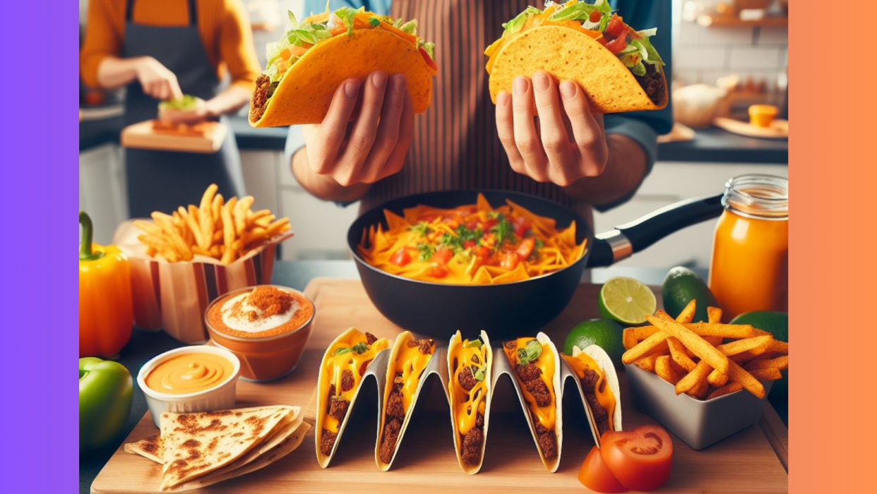 spread of taco bell copycat recipes made at home