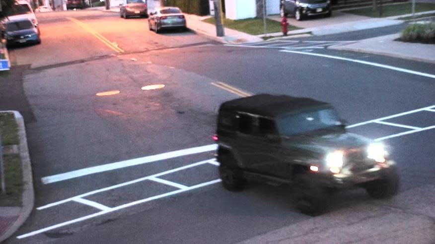 Authorities believe that the vehicle that was involved was a 2011 to 2018 green, 4-door Jeep Wrangler with a black top, black wheels, and painted fenders with front passenger-side damage.