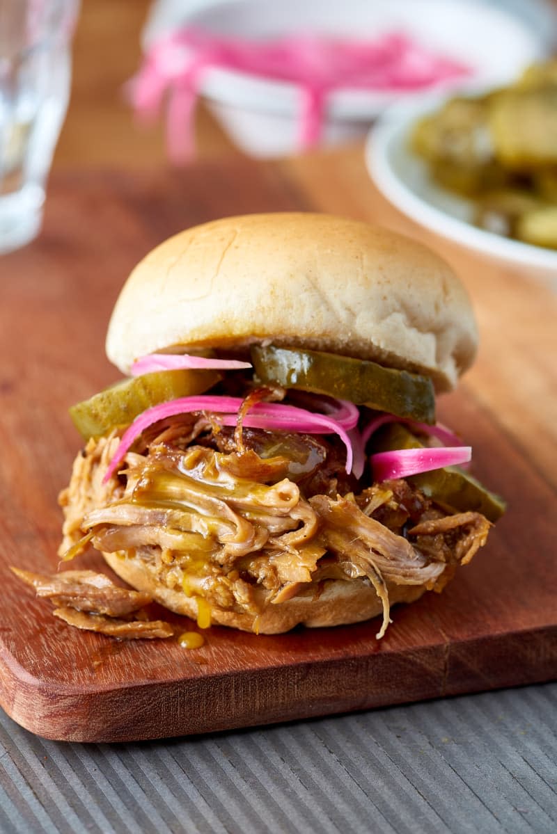 Slow Cooker Maple-Mustard Pulled Pork