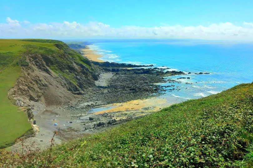 A woman went missing while swimming off Duckpool beach, Bude, Cornwall