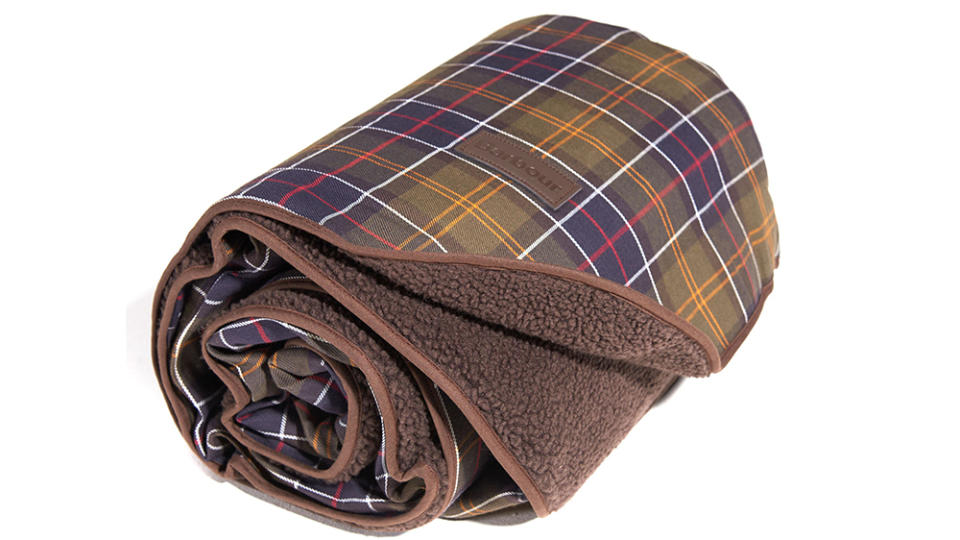 Barbour dog blanket