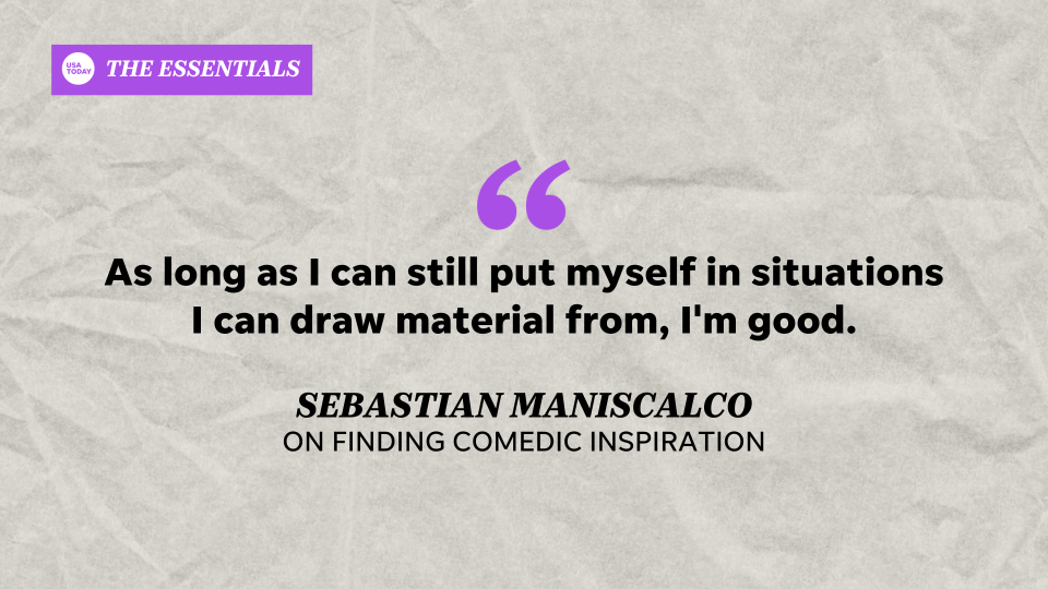 USA TODAY's The Essentials: Sebastian Maniscalco knows comedy is only as good as your material.