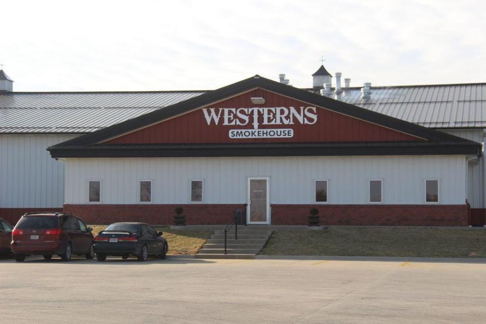 A look at the front of Western's Smokehouse in Greentop, Missouri.