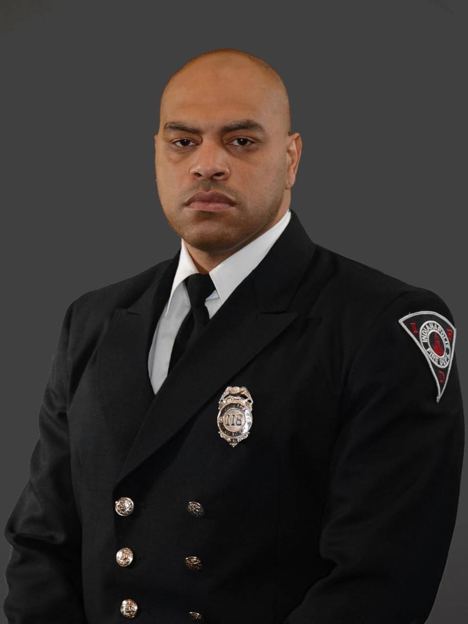 Justin Boyd II, an engineer with the Indianapolis Fire Department for nearly 10 years, was killed on Jan. 1, 2024. Police found him and another woman, Jasmine Ivy-Dede, with gunshot wounds inside a crashed car near Michigan Road and Grandview Drive. He was 45.
(Credit: Indianapolis Fire Department)