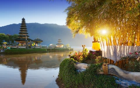 Pura Ulun Danu Bratan on Bali - Credit: Getty