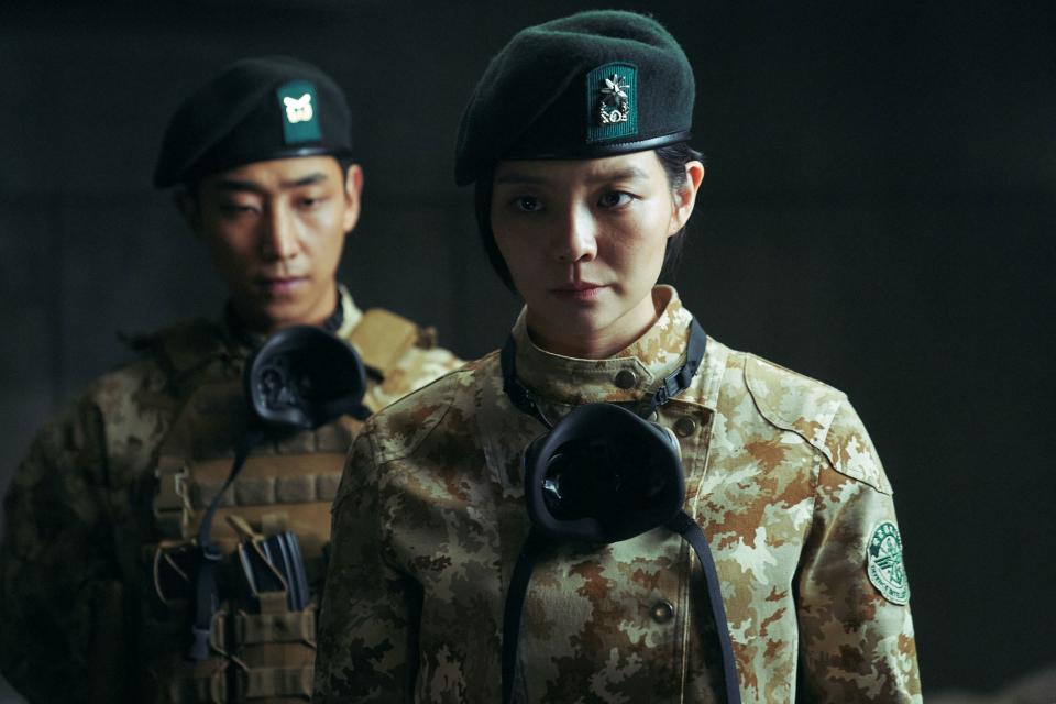 ▲李絮飾演國防安全司令部少校雪娥。