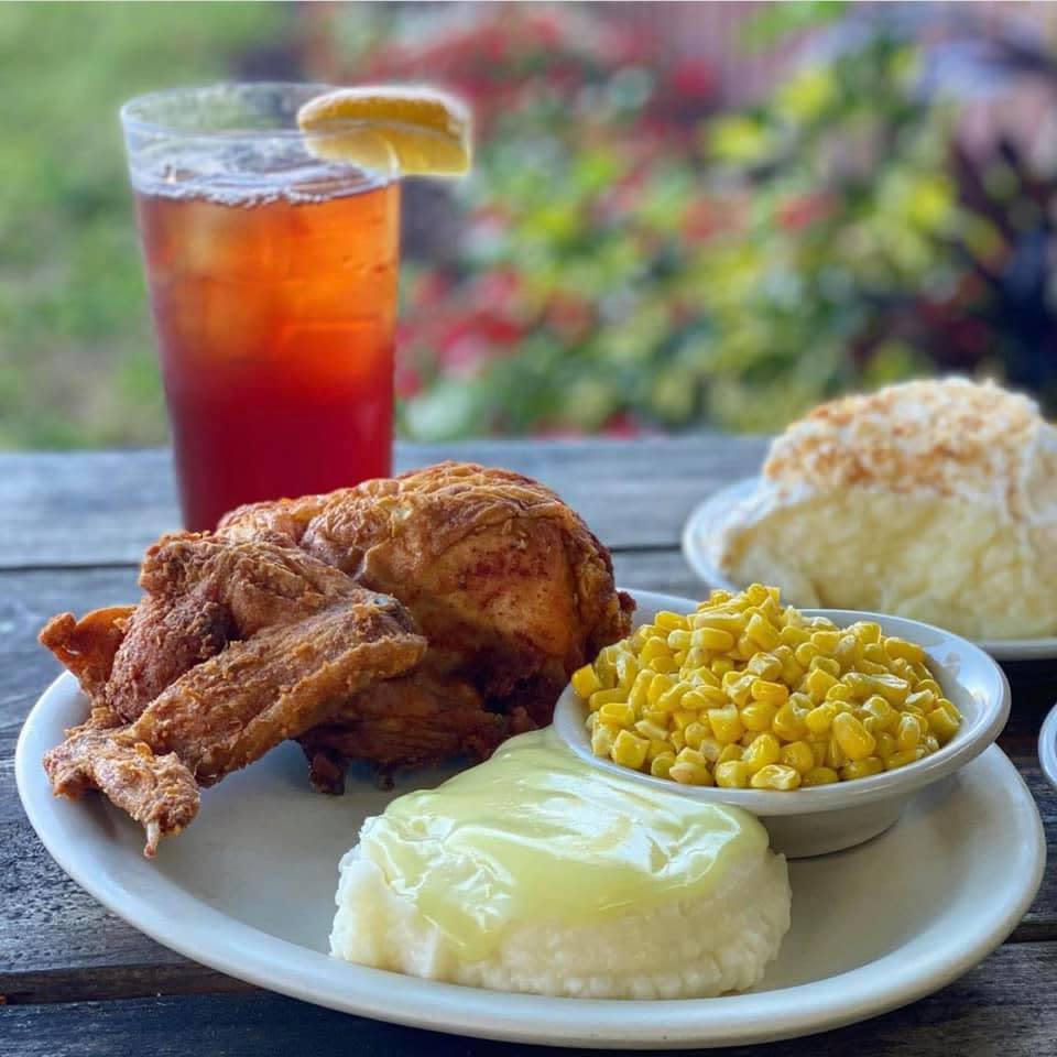 The famous fried chicken dinner at Yoder's Restaurant & Amish Village in Sarasota.