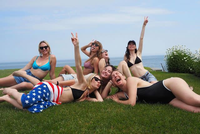 <p>Taylor Swift/Instagram</p> Taylor Swift poses during a July 4th weekend with her friends