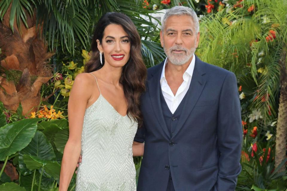 George Clooney and Amal Clooney: Amal Clooney and George Clooney (Dave Benett)