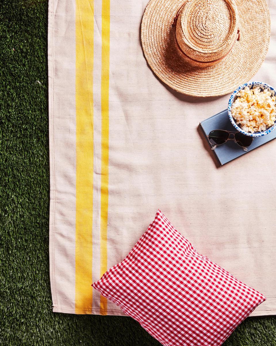 Drop Cloth Picnic Blanket