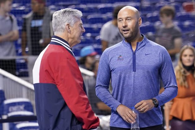 Creating History Alongside Derek Jeter, Widely-Touted Miami Marlins Star  Joins 'Mamba Forever' Legacy - EssentiallySports