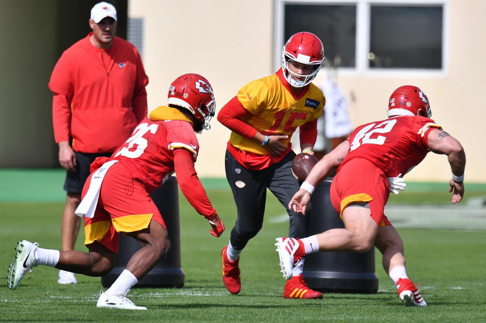 NFL minicamps could still take place in June, and NFL head coaches could return to team facilities next week, sources tell Yahoo Sports. (Photo by Mark Brown/Getty Images)