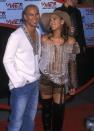 <p>Jennifer Lopez rocked a summer-holiday-meets-safari-meets-night-on-the-town look for her 2001 VMAs appearance.</p>