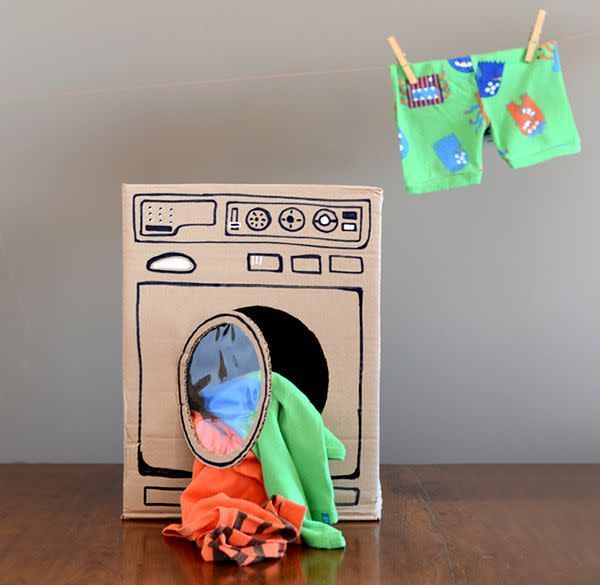 Cardboard Washing Machine