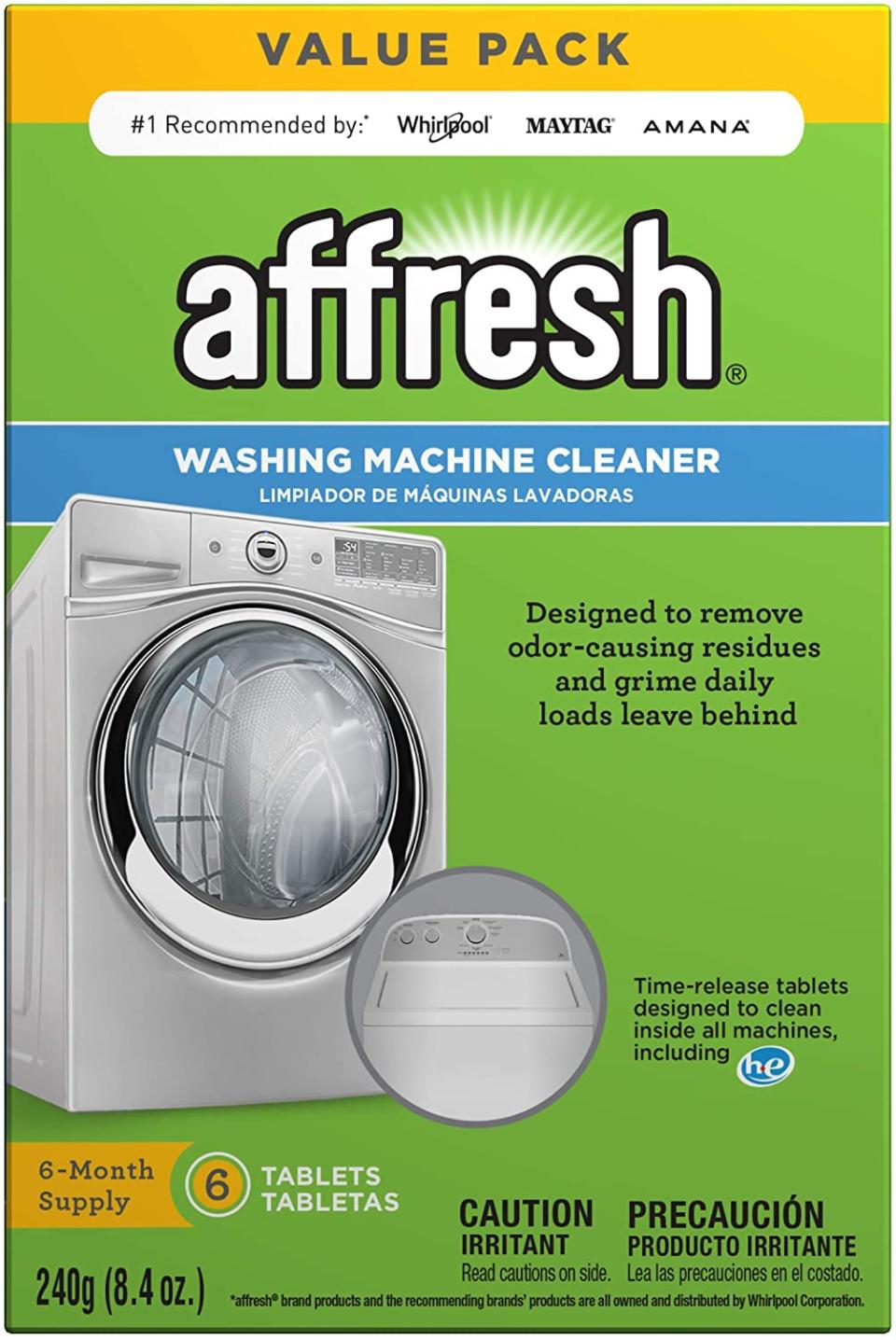 Affresh Washing Machine Cleaner, best laundry pods