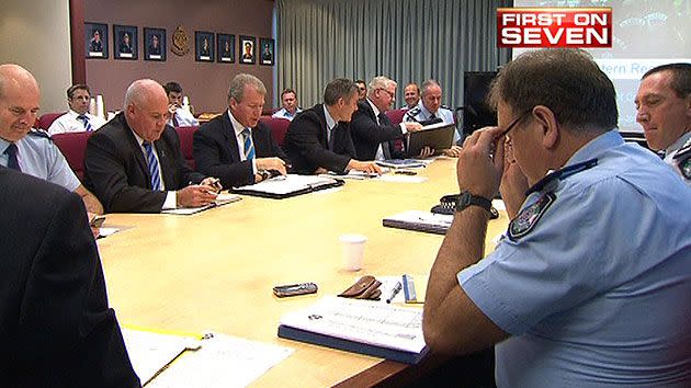 Senior police gather to detail plans to fight bikie related crimes on the Gold Coast.