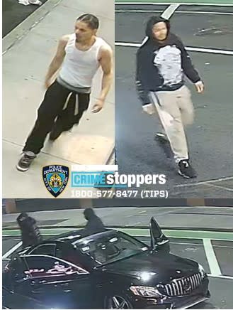 Two of the suspects in the Tuesday morning carjacking. DCPI