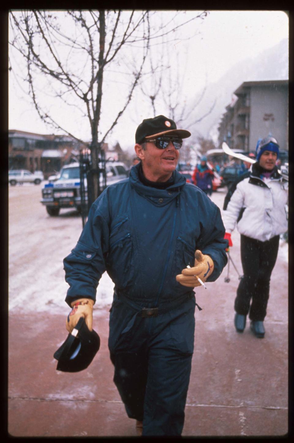 <p><strong>Jack Nicholson</strong> looking relaxed and candid in<strong> Aspen, Colorado</strong>. </p>