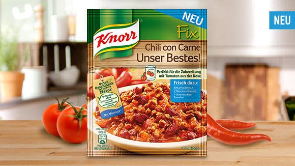 Auch hinter Päckchensoßen- und Gewürzmischungsproduzent Knorr steht seit 2000 der Unilever-Konzern. An zwei deutschen Standorten in Sachsen und Baden-Württemberg wird aber nach wie vor produziert.
