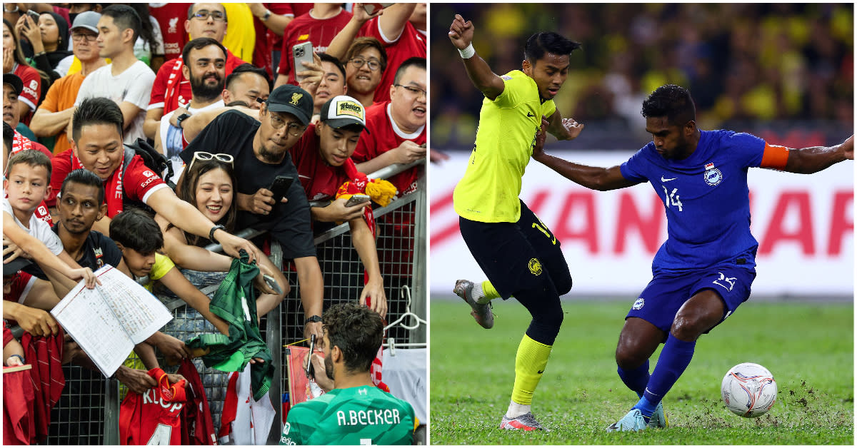 The Yahoo Singapore Football Study tries to find out the viewing habits of Singapore football fans and their views on the struggling national team. (PHOTOS: Yahoo News Singapore/Getty Images)
