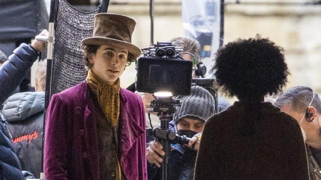 Timothée Chalamet Teases 'Wonka' at CinemaCon