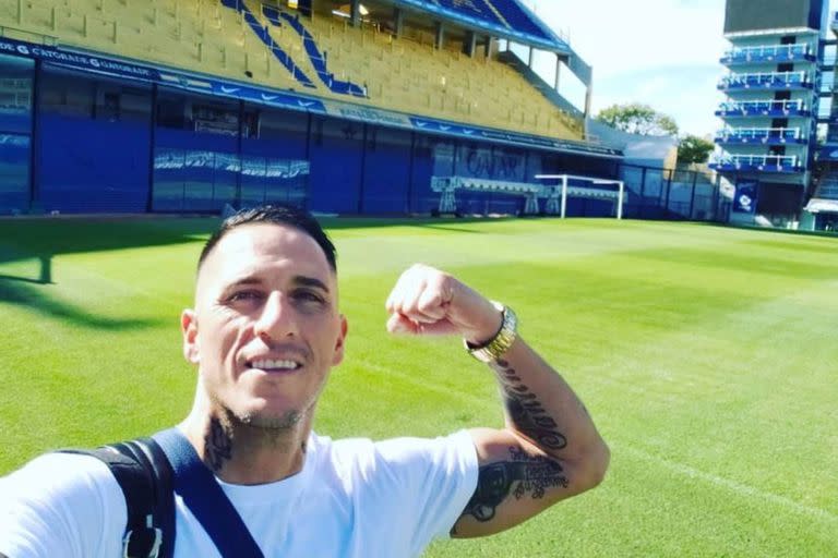 Migliore vistió la camiseta xeneixe e hincha por ese club