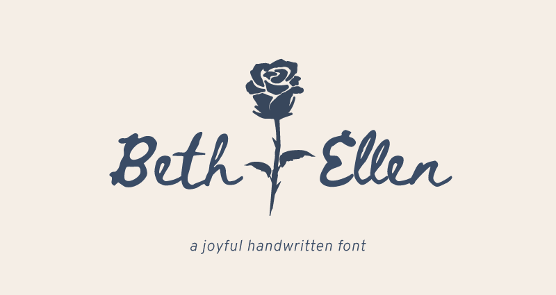 The Beth Ellen font