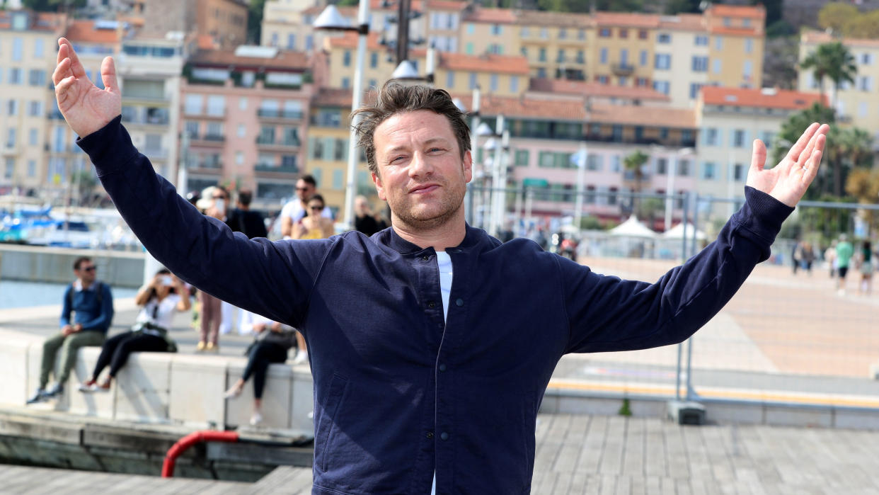 Jamie Oliver turned detective to locate his own stolen tractor. (Valery Hache/AFP via Getty Images)