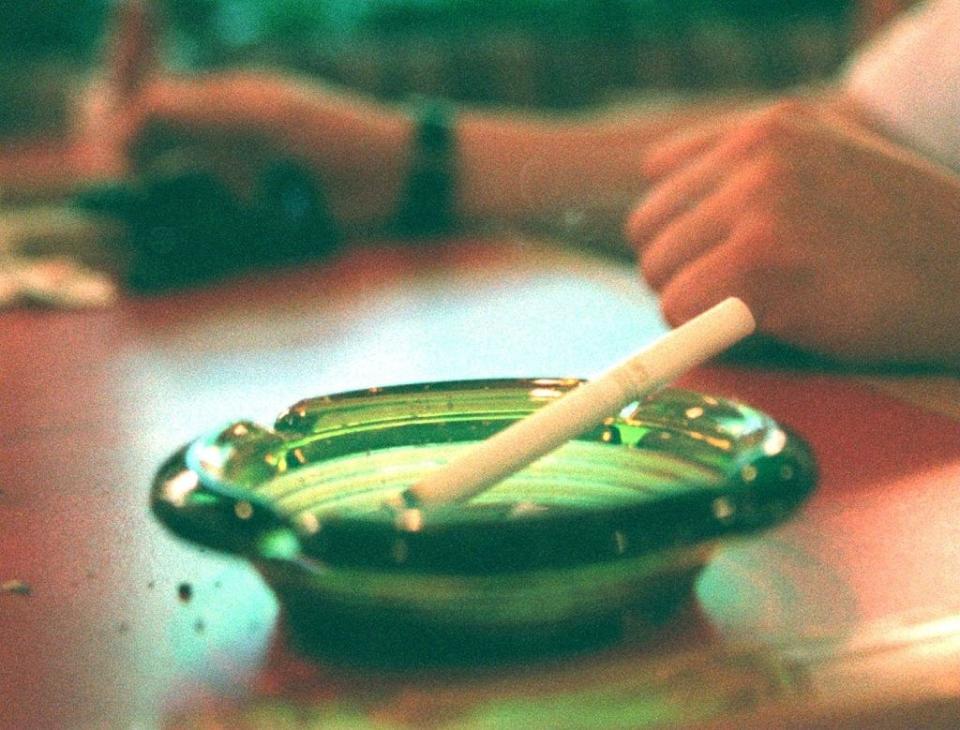 cigarette in an ashtray