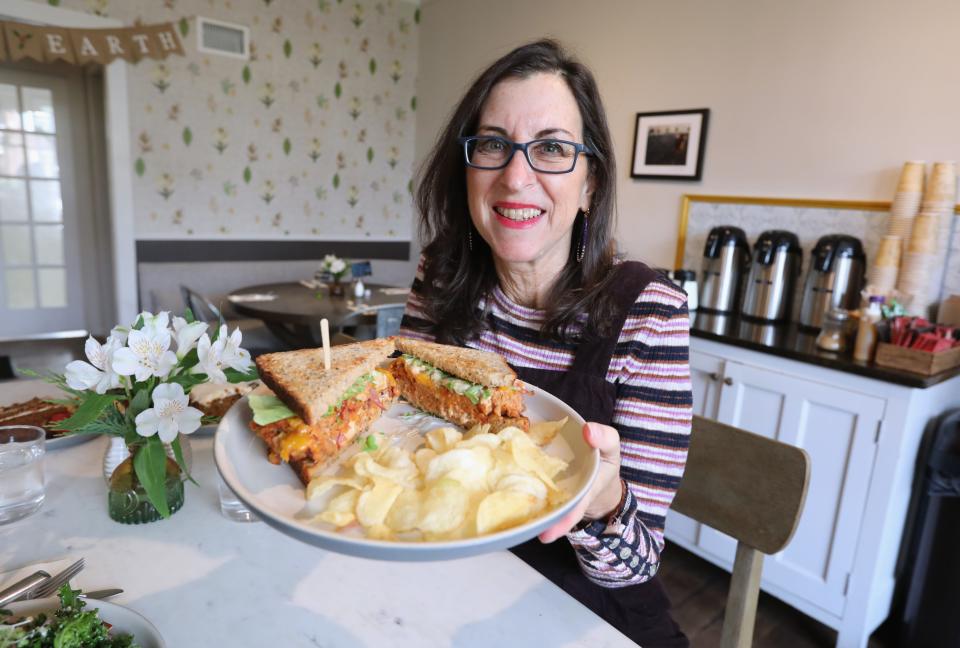 Get yummy news when you sign up for Muchnick's lohudfood newsletter. This is the turkey meatloaf sandwich at Mimi's Plate in Tappan.