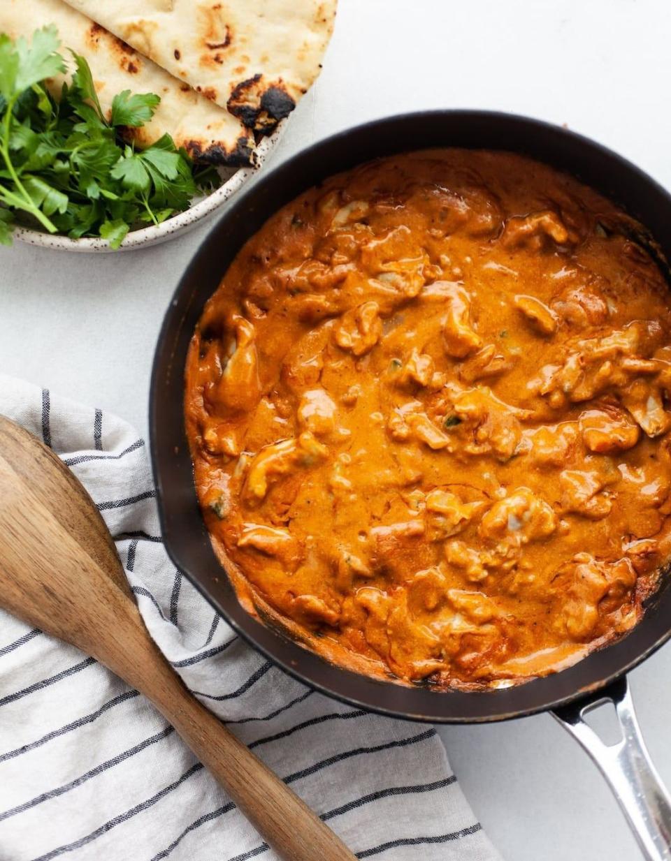 Butter chicken sans lactose