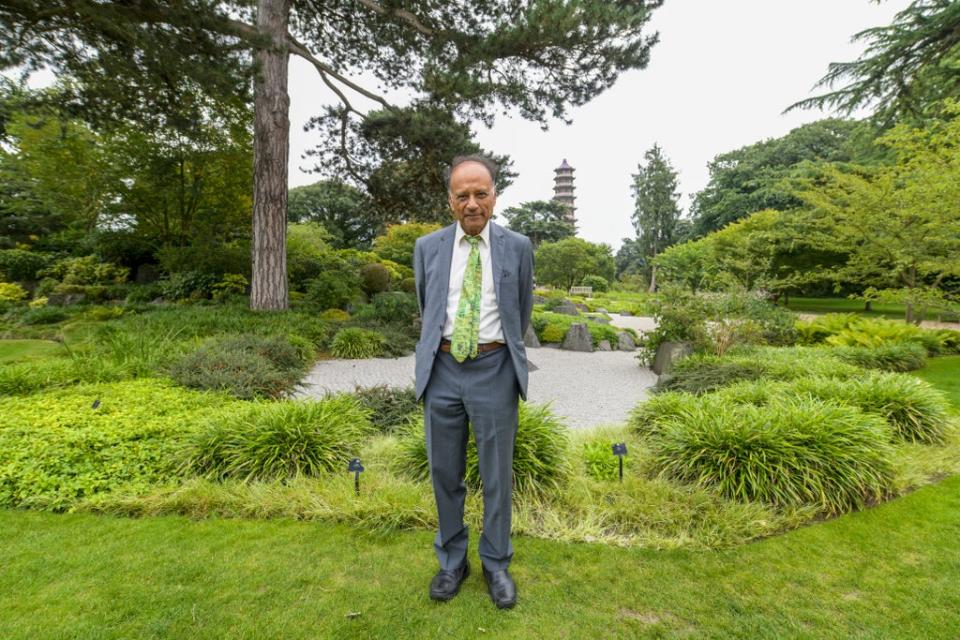 Sir Partha Dasgupta is an emeritus professor at the University of Cambridge (Royal Botanic Gardens, Kew)