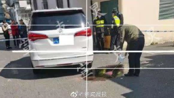 6歲女童騎滑板車遭輾斃。（圖／翻攝自新聞晨報）