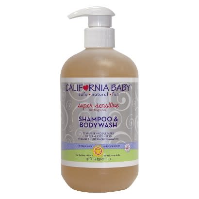 California Baby Supersensitive Shampoo and Body Wash ($22)