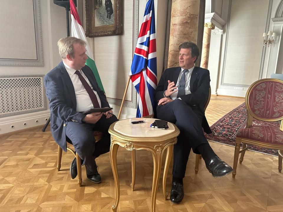 Eduard Habsburg-Lothringen speaks to The Independent (Hungary Embassy)