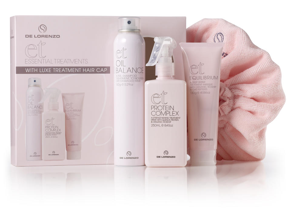 <p>For haircare obsessed mums, this luxe De Lorenzo kit will be all their dreams come true. Photo: Supplied </p>