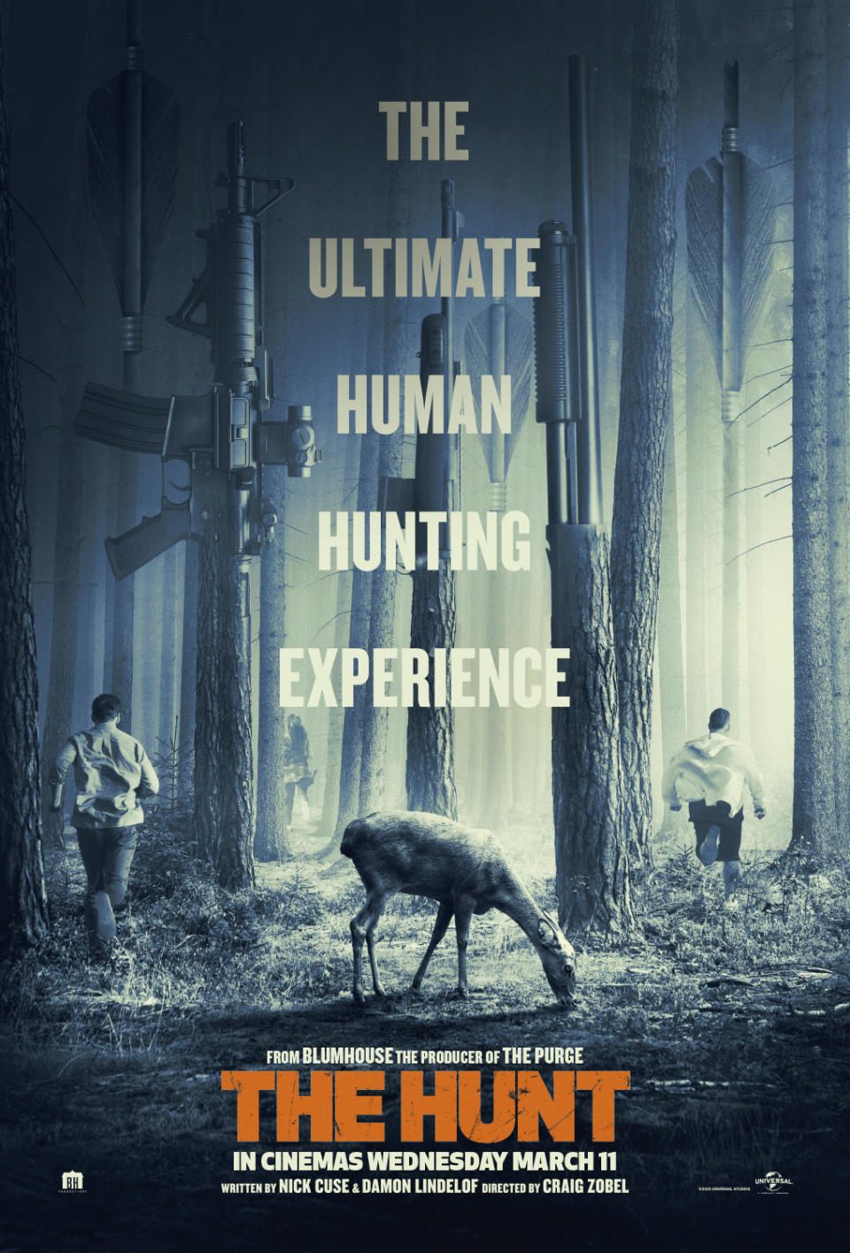 Poster for Blumhouse horror movie 'The Hunt'. (Credit: Universal)