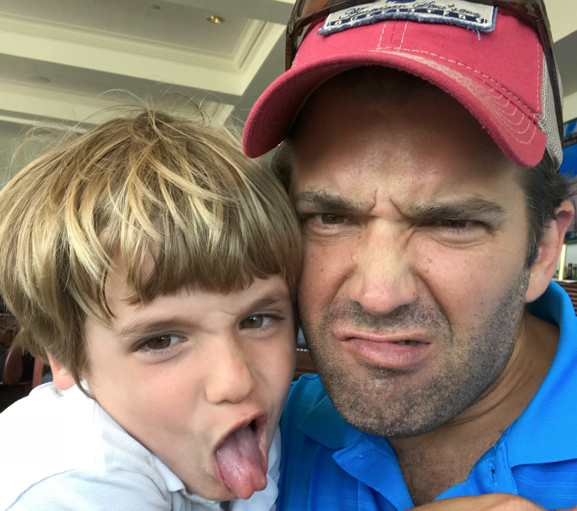 Donald Trump Jr. with his son Spencer. (Photo: Instagram)