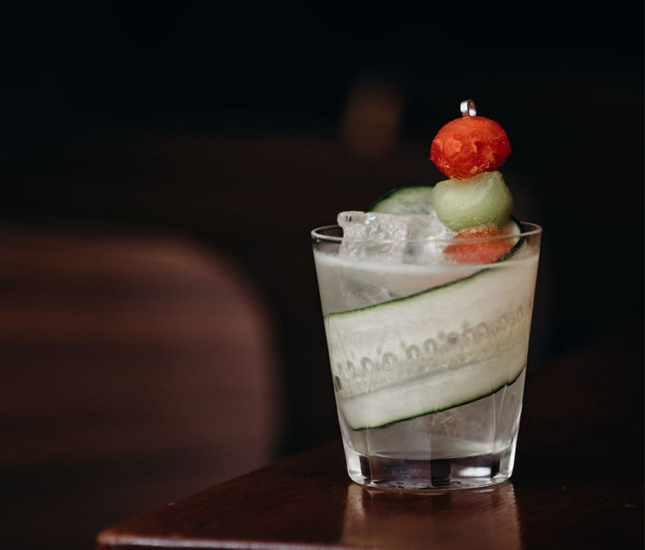<p>Allison Weber Photography</p><p>You've never had a margarita like this before. “We play off the beautiful vegetal notes of blanco tequila with jalapeño, melon, and a touch of Jamaican white rum,” says Kevin Diedrich of <a href="https://www.pacificcocktailsf.com/" rel="nofollow noopener" target="_blank" data-ylk="slk:Pacific Cocktail Haven;elm:context_link;itc:0;sec:content-canvas" class="link ">Pacific Cocktail Haven</a> in San Francisco, CA. "A touch of nuttiness from the orgeat pulls this crushable cocktail together."</p>Ingredients<ul><li>1.75 oz honeydew-melon-cucumber-infused blanco tequila*</li><li>.25 oz <a href="https://clicks.trx-hub.com/xid/arena_0b263_mensjournal?event_type=click&q=https%3A%2F%2Fgo.skimresources.com%3Fid%3D106246X1712071%26xs%3D1%26xcust%3DMj-besttequilacocktails-aclausen-0224%26url%3Dhttps%3A%2F%2Fwww.totalwine.com%2Fspirits%2Frum%2Fsilver-rum%2Fwray-nephew-white-rum%2Fp%2F2893175&p=https%3A%2F%2Fwww.mensjournal.com%2Ffood-drink%2Ftequila-cocktails%3Fpartner%3Dyahoo&ContentId=ci02d58db58000278d&author=Austa%20Somvichian-Clausen&page_type=Article%20Page&partner=yahoo&section=reposado%20tequila&site_id=cs02b334a3f0002583&mc=www.mensjournal.com" rel="nofollow noopener" target="_blank" data-ylk="slk:Wray & Nephew Over Proof Rum;elm:context_link;itc:0;sec:content-canvas" class="link ">Wray & Nephew Over Proof Rum</a></li><li>.75 oz lime</li><li>.5 oz jalapeño syrup**</li><li>.5 oz orgeat, like <a href="https://clicks.trx-hub.com/xid/arena_0b263_mensjournal?event_type=click&q=https%3A%2F%2Fwww.amazon.com%2FLiber-Co-Almond-Orgeat-Syrup%2Fdp%2FB01MXUHZJS%3FlinkCode%3Dll1%26tag%3Dmj-yahoo-0001-20%26linkId%3Dc792c8e2a9996f8df883fdf11f30a3cf%26language%3Den_US%26ref_%3Das_li_ss_tl&p=https%3A%2F%2Fwww.mensjournal.com%2Ffood-drink%2Ftequila-cocktails%3Fpartner%3Dyahoo&ContentId=ci02d58db58000278d&author=Austa%20Somvichian-Clausen&page_type=Article%20Page&partner=yahoo&section=reposado%20tequila&site_id=cs02b334a3f0002583&mc=www.mensjournal.com" rel="nofollow noopener" target="_blank" data-ylk="slk:Liber & Co. Almond Orgeat Syrup;elm:context_link;itc:0;sec:content-canvas" class="link ">Liber & Co. Almond Orgeat Syrup</a></li><li>1 dash absinthe</li></ul>Instructions<ol><li>Add all ingredients to a shaker with ice.</li><li>Shake and double strain into a double rocks glass with fresh ice.</li><li>Garnish with a cucumber ribbon and a skewer with honeydew and watermelon balls.</li></ol>For the Cucumber-Melon Blanco Tequila*Ingredients<ul><li>500g honey dew melon, cubed</li><li>120g cucumber, peeled and seeded</li><li>1 750ml bottle of blanco tequila, like <a href="https://clicks.trx-hub.com/xid/arena_0b263_mensjournal?event_type=click&q=https%3A%2F%2Fgo.skimresources.com%3Fid%3D106246X1712071%26xs%3D1%26xcust%3DMj-besttequilacocktails-aclausen-0224%26url%3Dhttps%3A%2F%2Fwww.totalwine.com%2Fspirits%2Ftequila%2Fblancosilver%2Ftapatio-tequila-blanco%2Fp%2F130612010&p=https%3A%2F%2Fwww.mensjournal.com%2Ffood-drink%2Ftequila-cocktails%3Fpartner%3Dyahoo&ContentId=ci02d58db58000278d&author=Austa%20Somvichian-Clausen&page_type=Article%20Page&partner=yahoo&section=reposado%20tequila&site_id=cs02b334a3f0002583&mc=www.mensjournal.com" rel="nofollow noopener" target="_blank" data-ylk="slk:Tapatio Blanco;elm:context_link;itc:0;sec:content-canvas" class="link ">Tapatio Blanco</a></li></ul>Instructions<ol><li>Add honeydew to tequila and let sit for 12 hours.</li><li>After 12 hours, add cucumber, and let sit for one more hour.</li><li>Strain tequila through an oil filter. </li><li>Bottle, date, and store in the fridge.</li></ol>For the Jalapeño Syrup**Ingredients<ul><li>3 to 4 jalapeños</li><li>1 cup water</li><li>1 cup sugar</li></ul>Instructions<ol><li>Cut jalapeños into discs, removing the seeds.</li><li>Bring water to a simmer and add sugar, stirring until dissolved.</li><li>Add jalapeños to the pot and let simmer for 20 minutes.</li><li>Remove from heat, then use a hand blender to blend the jalapeños with the syrup in the pot. </li><li>Blanch the pot in an ice bath to retain the syrup's color. Let sit until cool, around 15 minutes.</li><li>Strain the jalapeños with a fine strainer. </li><li>Label and date syrup, which should stay fresh for two to three weeks in the refrigerator.</li></ol>     