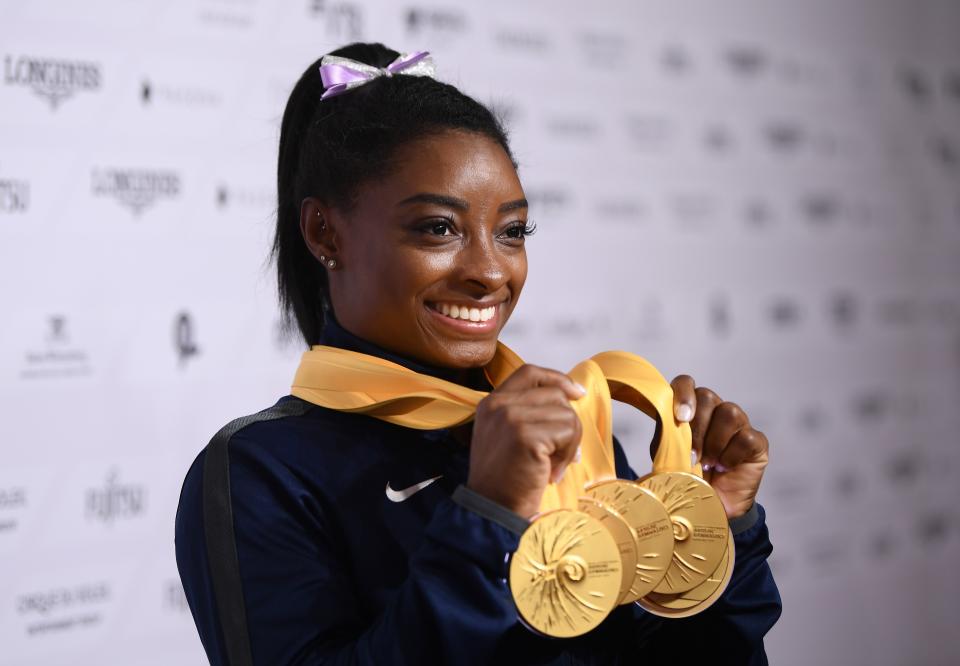 <h1 class="title">49th FIG Artistic Gymnastics World Championships - Day Ten</h1><cite class="credit">Laurence Griffiths/Getty Images</cite>