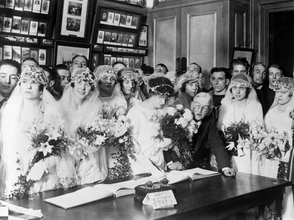 wedding dresses 1920