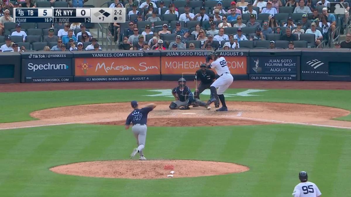 Aaron Judge's three-run home run (35) - Yahoo Sports