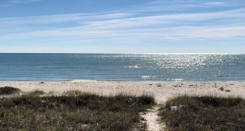 Contemplating peace at St. George Island.