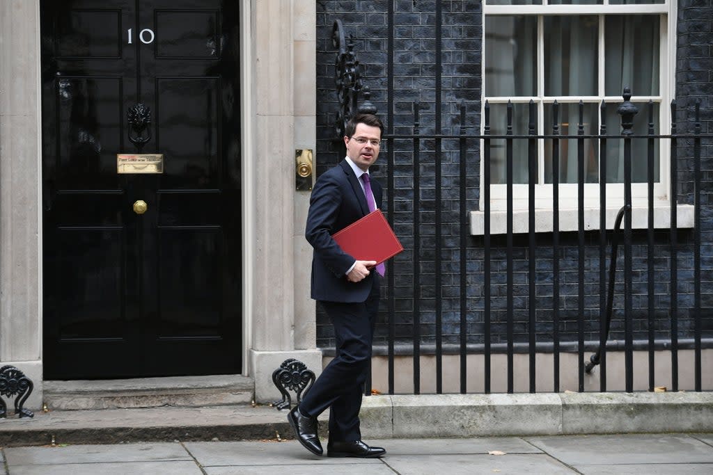 The then Northern Ireland Secretary James Brokenshire leaving after the weekly Cabinet meeting at 10 Downing Street, London (PA) (PA Wire)